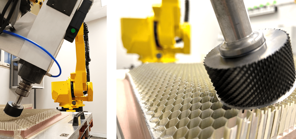 6-axis machining aluminum honeycomb core