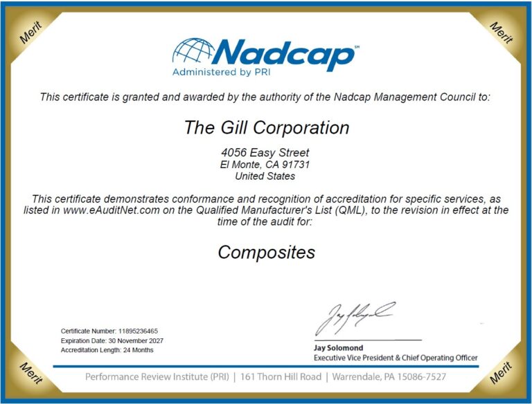 Nadcap composites