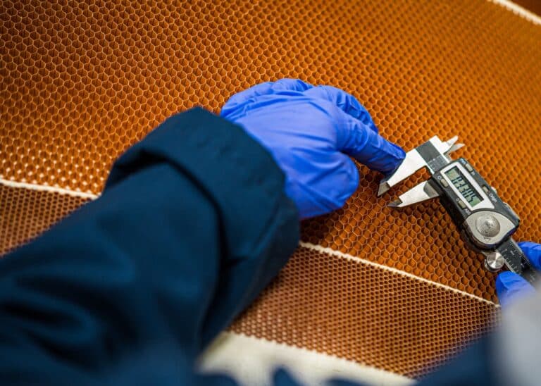 inspecting honeycomb